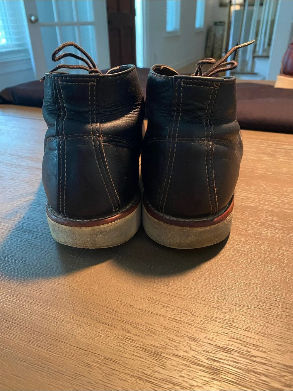 Red Wing Shoes Black Leather Chukka Boots